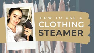 Steaming Polyester Linen amp More How To Steam Your Clothes [upl. by Naugal349]