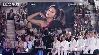 BTS SEVENTEEN AND ATEEZ REACTION TO ITZY MAMA2019 [upl. by Elocn]