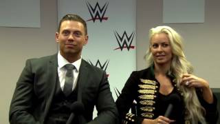 Interview With Maryse amp The Miz WWE France [upl. by Ardle534]