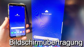 Handy Bildschirm auf den Fernseher übertragen Tutorial  4K [upl. by Rybma]