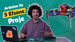 5 EFSANE PROJE Arduino [upl. by Nylinej438]