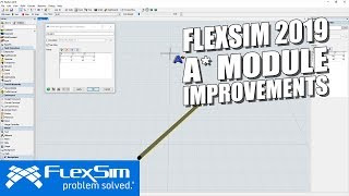 FlexSim 2019 A Module Improvements [upl. by Yrkcaz]