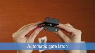 Unboxing  Automatic Gate Latch by National Hardware [upl. by Enialem]