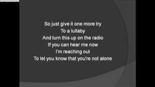 Nickelback Lullaby LYRICS [upl. by Denni978]