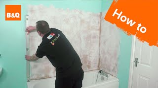 How to tile a bath splashback part 1 preparation [upl. by Rhonda]