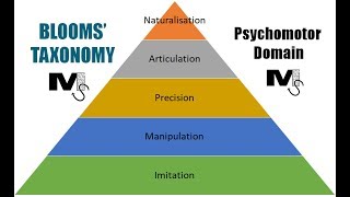 Blooms Taxonomy Psychomotor Domain  Simplest Explanation Ever [upl. by Rooker731]