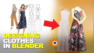 how to design clothes inside blender [upl. by Malley595]