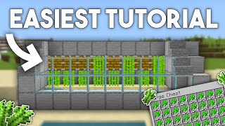 Easiest Automatic SUGAR CANE Farm Minecraft 121 [upl. by Ailssa]