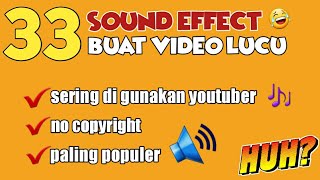 33 SOUND EFFECT LUCU  NO COPYRIGHT [upl. by Zacharias780]