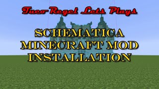 Schematica 1710 Minecraft Mod Installation Tutorial [upl. by Lalage116]