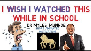 Dr Myles Munroe  IF YOU WANT TO BE GREAT YOU MUST WATCH THIS TWICE  Wisdom for Dominion [upl. by Supen]