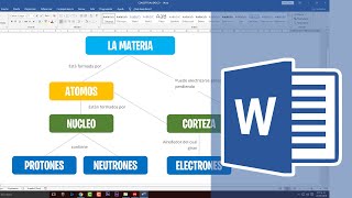 Como hacer un MAPA CONCEPTUAL en WORD 2020 [upl. by Lairea757]