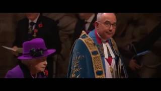 Thou Whose Almighty Word Hymn Westminster Abbey Armistice Centenary with Lyrics [upl. by Ailama]