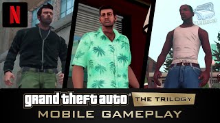 GTA The Trilogy Definitive Edition  Netflix Mobile Gameplay iOS [upl. by Retrak]