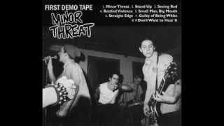 Minor Threat  First Demo Tape  Full Album [upl. by Alleber]