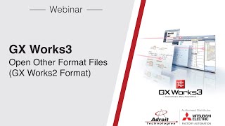 GX Works3  Open Other Format File GX Works2 Format [upl. by Attenahs]