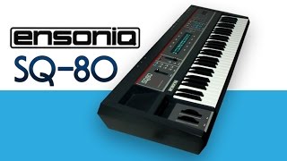 ENSONIQ SQ80 Synthesizer 1987  NEW PATCHES  HD DEMO [upl. by Hailahk]