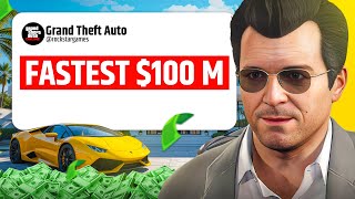 How To Get 100M in the Fastest Way Possible In GTA Online [upl. by Ztnahc]