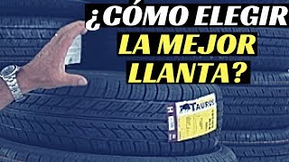 LLANTAS  CÓMO ELEGIR LA MEJOR LLANTA Velocidad Total [upl. by Lain]