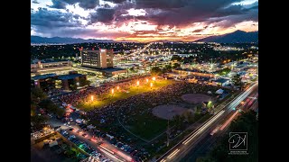 Provo Utah Freedom Festival Balloon Glow Gets Interrupted by the Wind [upl. by Elleiram24]