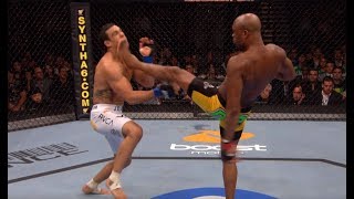 Anderson Silva Top 5 Finishes [upl. by Kcoj]