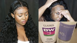 How To Bleach Knots On A Lace Front Wig  BEGINNER FRIENDLY  Ashimary Hair [upl. by Remmos]