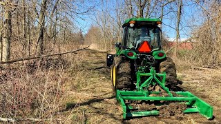 BETTER THAN A BOX BLADE CAN A LAND PLANE LEVEL SPRING MUD [upl. by Trelu684]