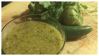 HOW TO MAKE SALSA VERDE  GREEN SALSA RECIPE  The JayLi Life [upl. by Odravde]