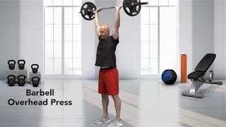 How to do a Barbell Overhead Press [upl. by Buke]