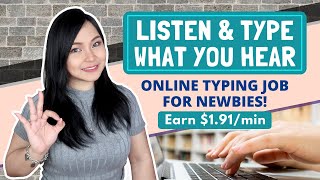 Video CAPTIONER and TRANSCRIPTION Jobs  Work from Home [upl. by Kaslik682]