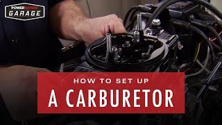 How To Set Up A Carburetor [upl. by Aicilyhp259]