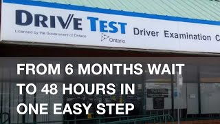 DRIVETESTCA  from a 6month wait to 48 hours  How to reschedule your drive test in Ontario [upl. by Eidnak]