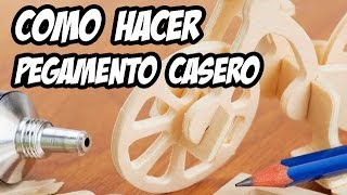 Como hacer pegamento casero  Engrudo [upl. by Aihtnamas588]