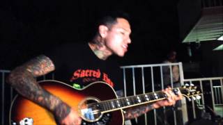 MxPx Bonzo Goes To Bitburg Acoustic Ramones Cover [upl. by Aerehs]