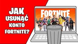 Jak USUNĄĆ konto w Fortnite Jak zlikwidować konto na Epicgames [upl. by Acirrej]