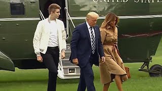 14YearOld Barron Trump Is Now Taller Than His Father [upl. by Lokin]