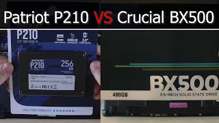 Patriot P210 VS Crucial BX500 [upl. by Gavra995]