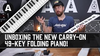 The World’s Most Portable Keyboard Just Got Smaller  CarryOn 49Key Folding Piano [upl. by Acyre]