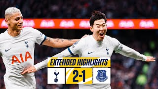 TOTTENHAM HOTSPUR 21 EVERTON  EXTENEDED PREMIER LEAGUE HIGHLIGHTS [upl. by Ttevy]