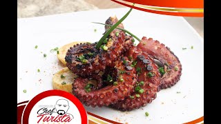 Pulpo a la sartén  ahumado y delicioso [upl. by Atiroc803]