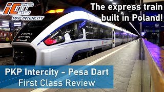 The PKP InterCity ED161 Pesa Dart  First Class Review Łódź to Warszawa [upl. by Jolie]