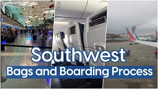 Southwest Bags and Boarding Process Explained  Flight Review [upl. by Okoyk347]