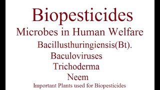 Biopesticides  Biocontrol Agents  AgroBiotechnology  Biopesticides in Agriculture  micobes [upl. by Key]