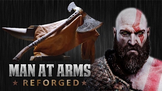 Kratos Axe  God of War  MAN AT ARMS REFORGED [upl. by Ardnekal917]