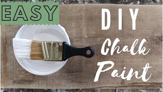 Create Your Own Chalk Paint Simple 3Ingredient Recipe [upl. by Ferde]