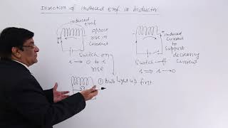 Class 12th – Direction of Induced EMF in Inductor  Electromagnetic Induction  Tutorials Point [upl. by Ahsenak]