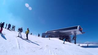 Skiing in Flachau  Ski Amadé 32015 [upl. by Zebaj]