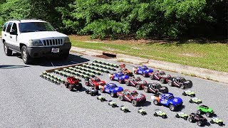 How Many Toy Cars Does It Take To Pull A Real Car [upl. by Catharina]