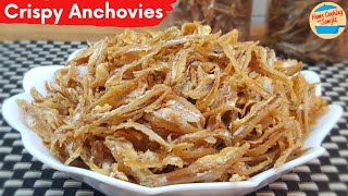 How to Make Crispy Fried Anchovies  Homemade Snack [upl. by Alohcin]