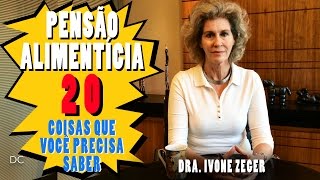 Pensão alimentícia 20 coisas que você precisa saber Parte 1 [upl. by Asillem]